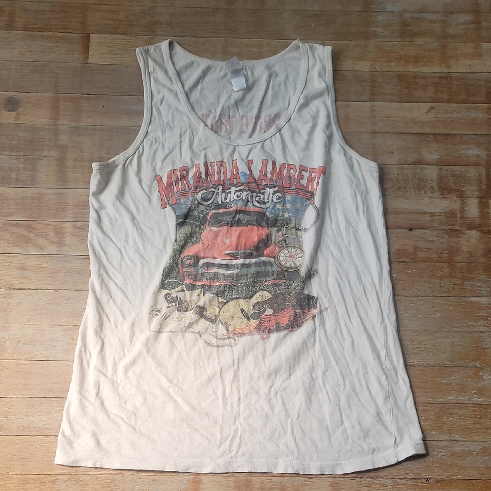 Graphic Tank Top - Cream